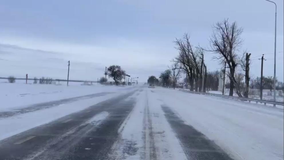Дорогу Астрахань — Элиста — Ставрополь закрыли из-за непогоды