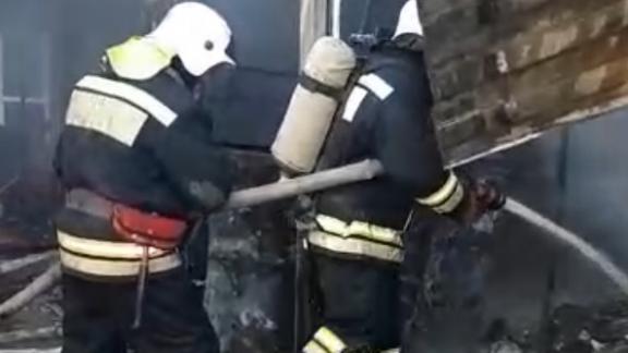 В Светлограде на рынке потушили пожар