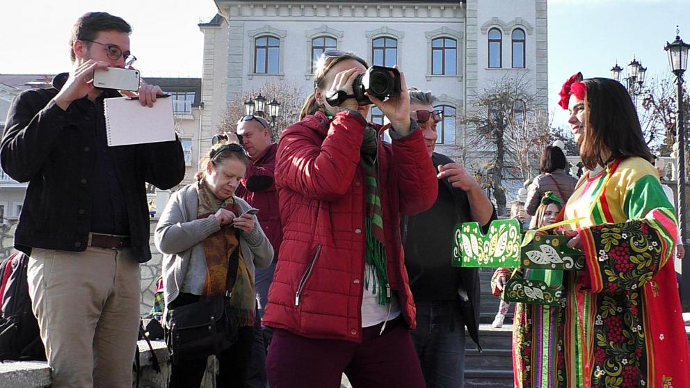 Иностранные журналисты приехали на пресс-тур по Северному Кавказу