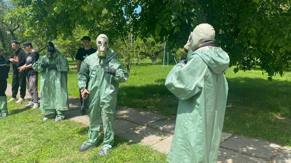 Учебные сборы для старшеклассников организовали в Андроповском округе