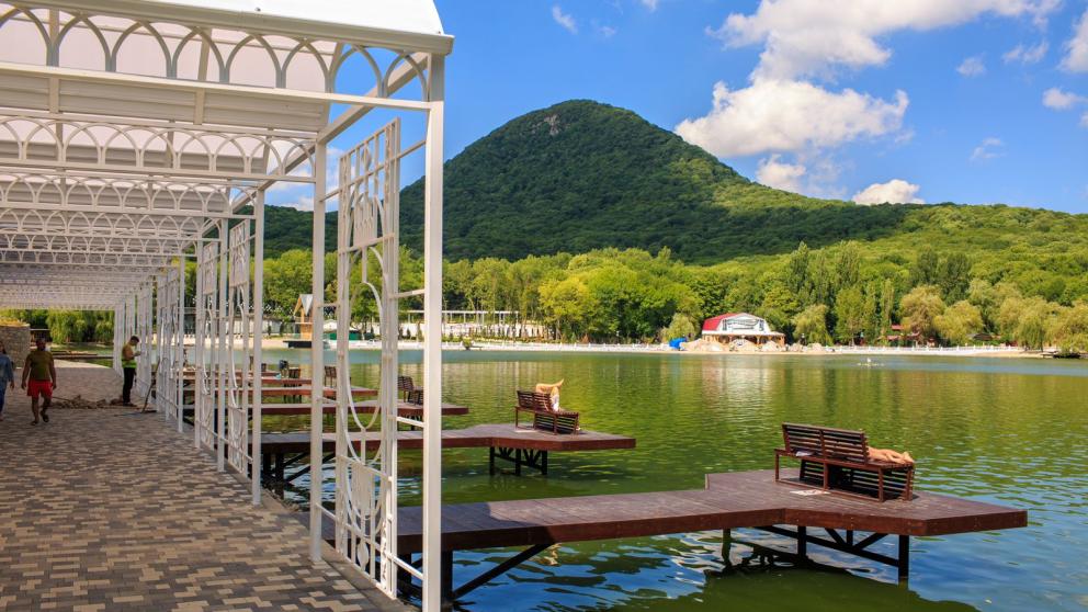 В Железноводске озеро «30’Ка» пользуется большой популярностью