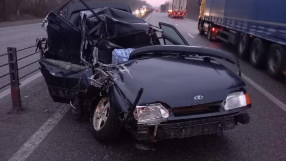 Пассажир легковушки тяжело пострадал в ДТП в Минераловодском округе Ставрополья