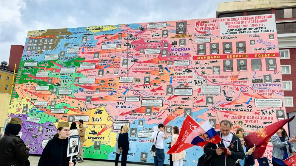 Песчаная карта Великой Отечественной войны в Ставрополе внесена в Книгу рекордов
