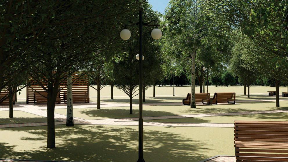 В парке Туркменского округа Ставрополья начались работы по благоустройству