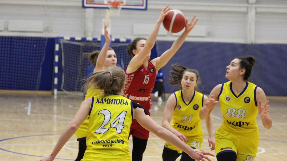 Ставропольские баскетболистки одолели соперниц из Москвы