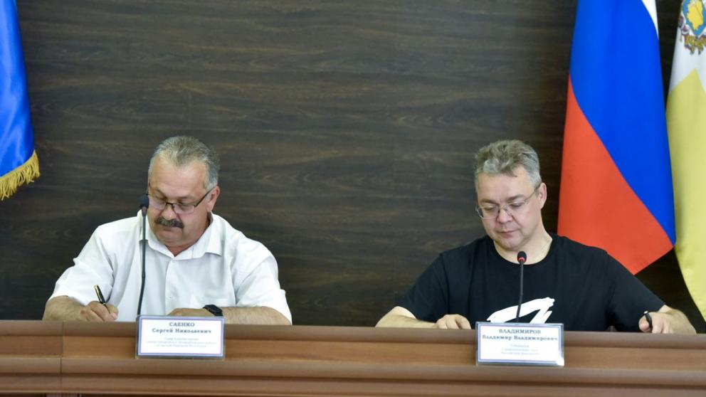 Владимир Владимиров: Ставрополье поможет восстановить Антрацитовский район в ЛНР