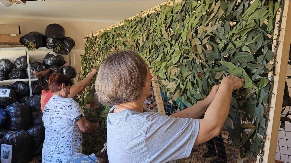 В Предгорье Ставропольского края открыли два пункта плетения маскировочных сетей