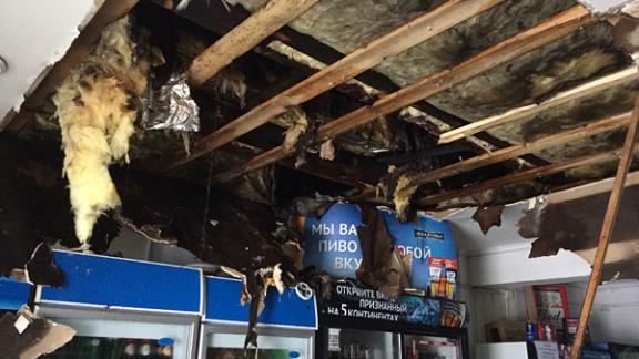 Пожар в продуктовом магазине потушили в Ставрополе