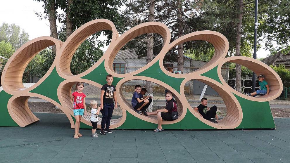 Новый парк открыли в селе Новоселицкого округа Ставрополья