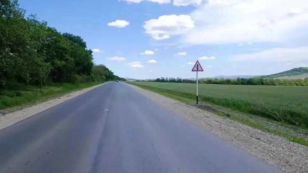 Участок дороги отремонтировали в Предгорном округе