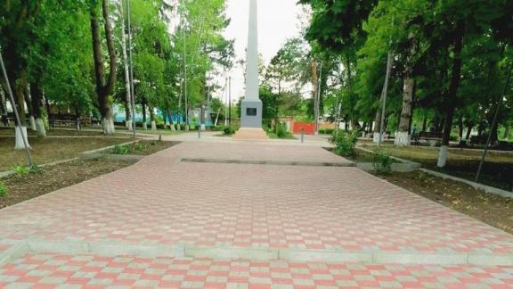 В ставропольском селе Ореховка обустроили сквер на улице Красной