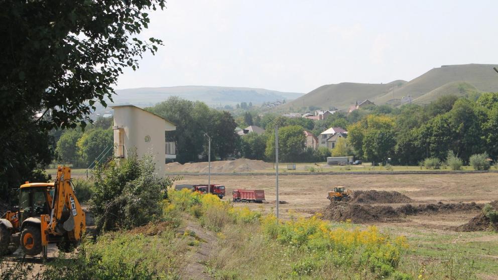 В Кисловодске восстанавливают Старое озеро