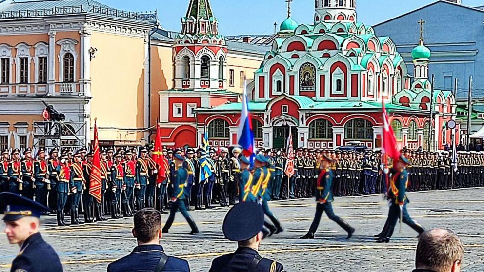 Студенты СКФУ стали участниками Парада Победы на Красной Площади
