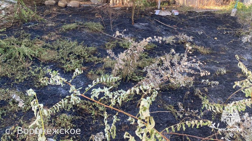 Жительница Кочубеевского округа сжигала мусор и пострадала от огня