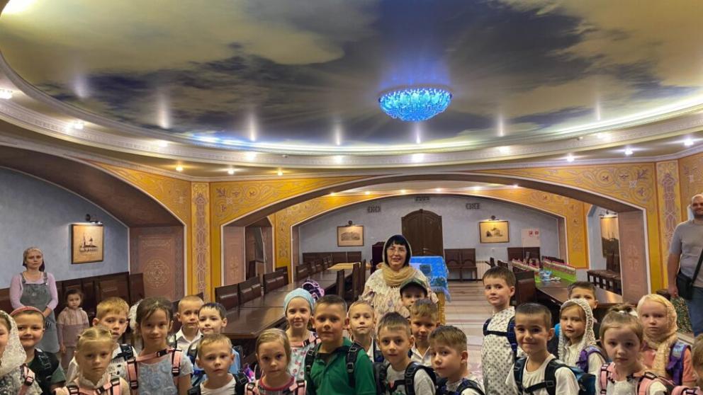 Юные казачата встретили День знаний в главном храме Ставрополя