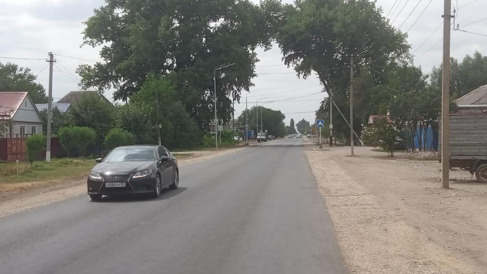 Ремонт участка региональной дороги на Ставрополье подходит к финишу