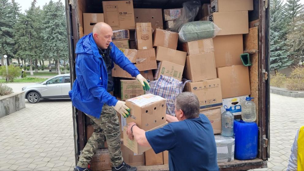 Ещё три тонны посылок отправили на передовую из Предгорного округа Ставрополья