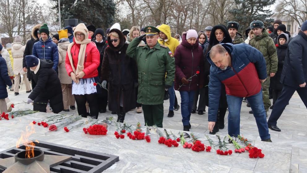 Годовщину освобождения от немецко-фашистских захватчиков отметили в Советском округе