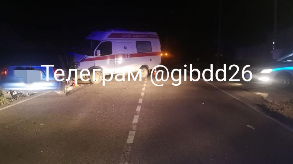 ДТП с автомобилем скорой помощи произошло на Ставрополье