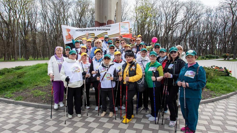 Марафон по скандинавской борьбе в честь Дня Победы провели в Ессентуках