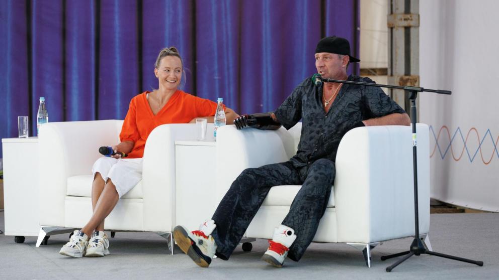 Роман Костомаров и Оксана Домнина посетили форум «Машук» в Пятигорске