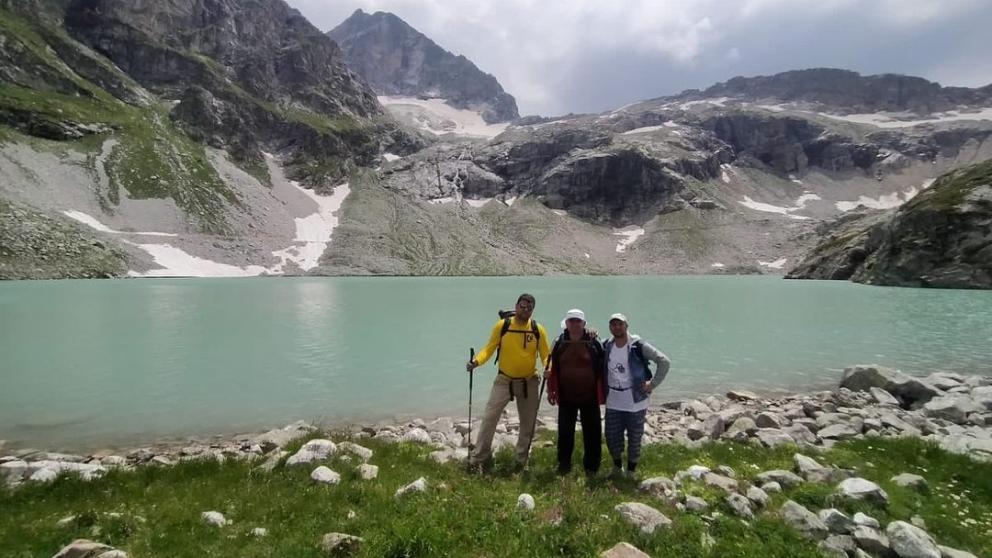 Жители Кисловодска поднялись на вершину Нахарского перевала