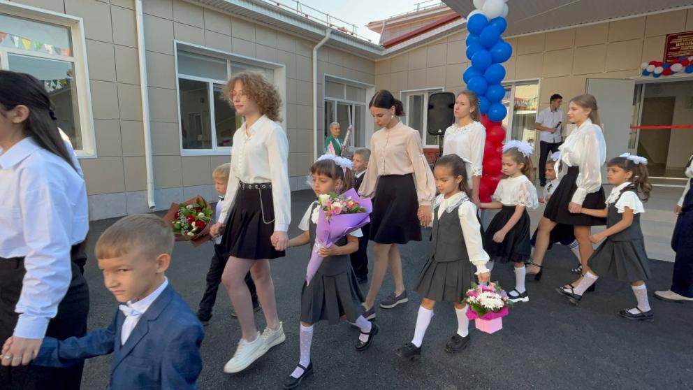 Школу открыли после капремонта в Минераловодском округе Ставрополья