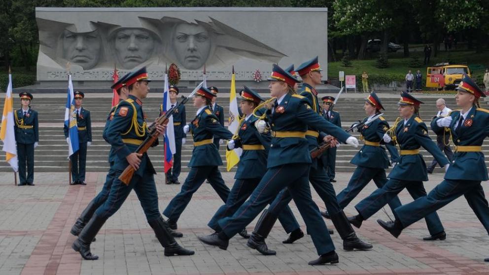 Почетный караул «Вахта памяти» прошел в Ставрополе