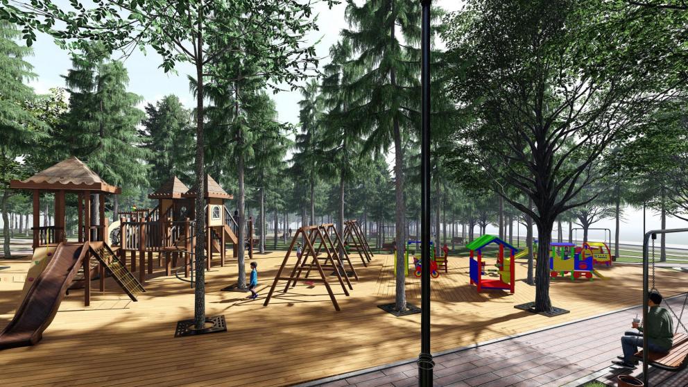 Работы по благоустройству сквера Победы в Лермонтове завершат к осени