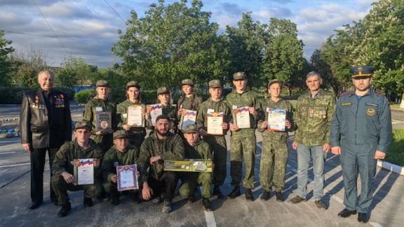 В станице Курской прошла игра «Зарница»