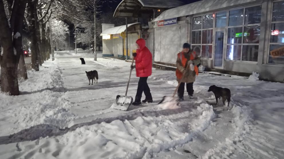 Новый метод борьбы с гололёдом применяют в Кисловодске