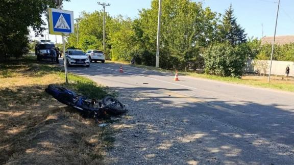 В посёлке Шаумянском подросток на питбайке получил в ДТП тяжёлые травмы