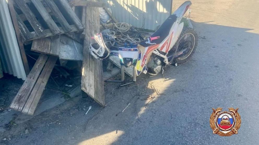 17‑летний подросток без прав пострадал в ДТП на питбайке в Минераловодском округе