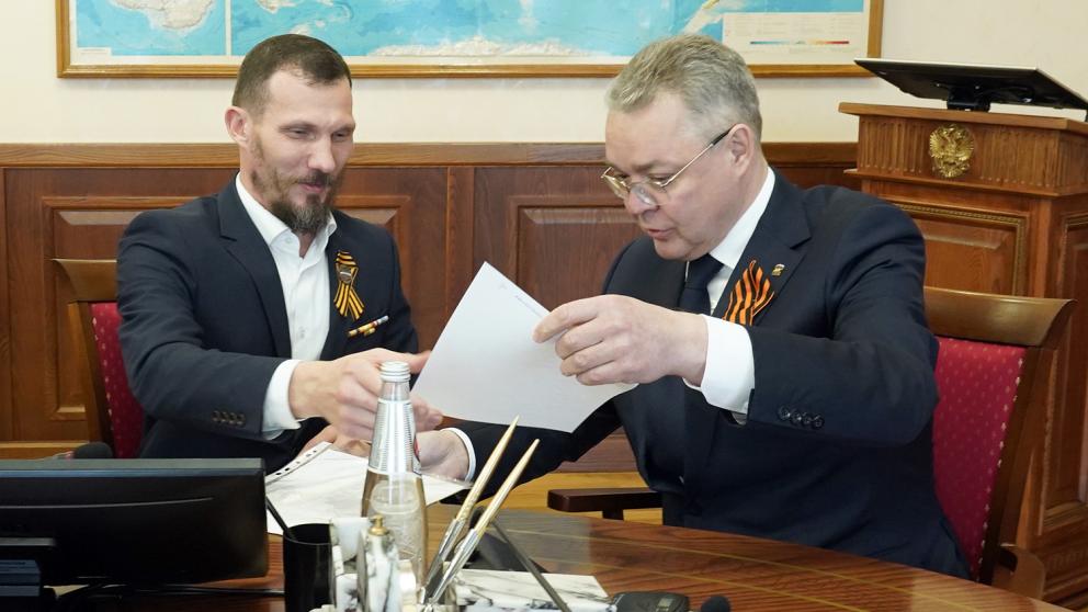 Губернатор Владимиров встретился с руководителями Ставропольской ассоциации ветеранов СВО