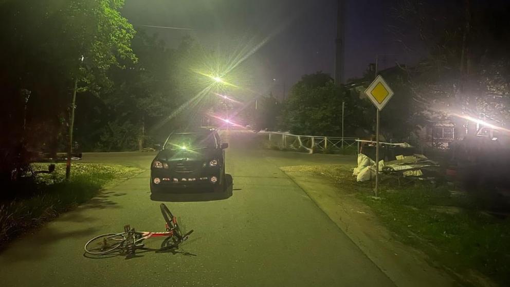 Десятилетний велосипедист попал под колёса автомобиля в Минеральных Водах