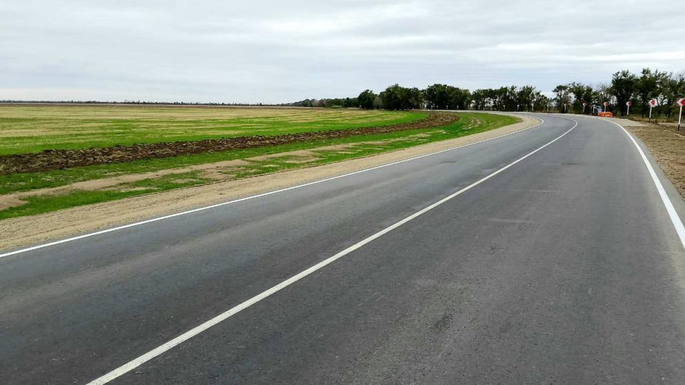 Участок дороги в 5,7 км между Ставропольем и Ростовской областью обновили