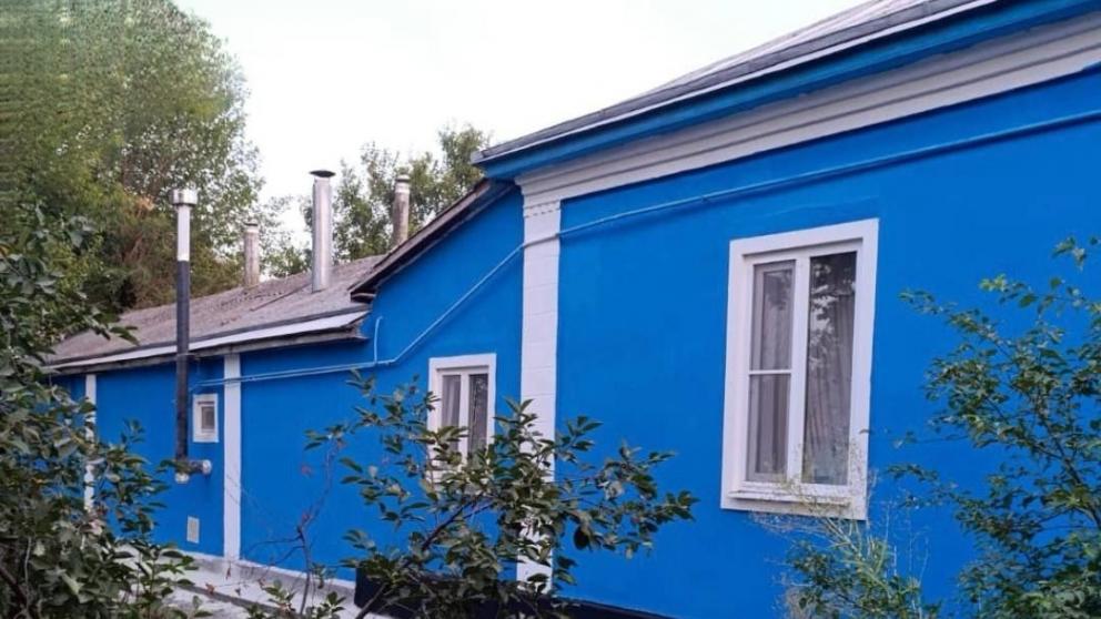 В Красногвардейском округе Ставрополья отремонтировали фасад дома труженицы тыла