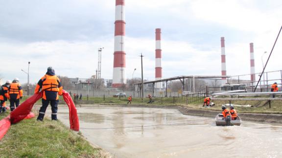 Спасатели провели учения по устранению последствий ЧС на Невинномысской ГРЭС