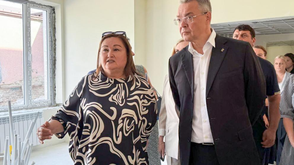 Губернатор Ставрополья проверил ход капремонта в школе Пятигорска