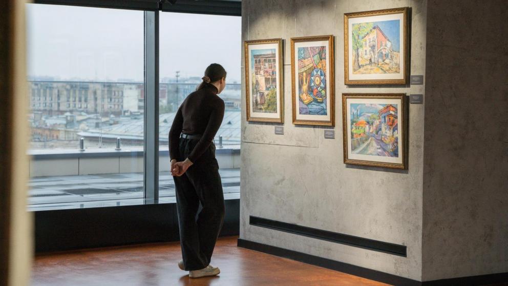 Выставка юных художников Кисловодска открылась в Санкт-Петербурге