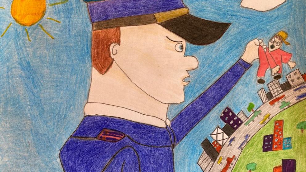 На Ставрополье отобрали работы для конкурса «Мои родители работают в полиции»