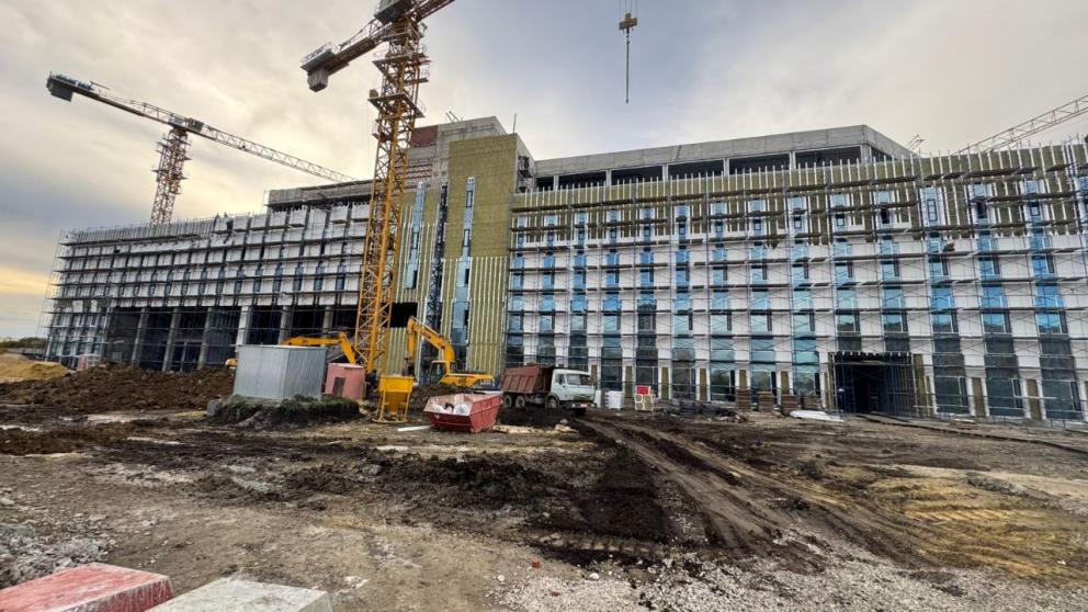 Строительство культурного центра в Ставрополе близится к экватору