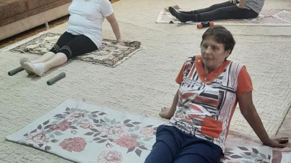 Фитнес помогает невинномысским пенсионерам сохранять здоровье и бодрость духа