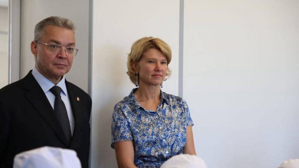 На Ставрополье прибыла глава минсельхоза России Оксана Лут