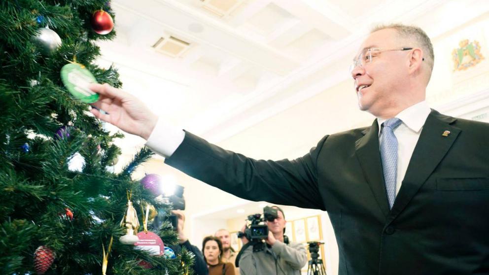 Губернатор Ставрополья принял участие в акции «Ёлка желаний»