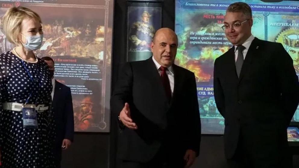 Михаил Мишустин осмотрел в Пятигорске музей «Россия – Моя история»