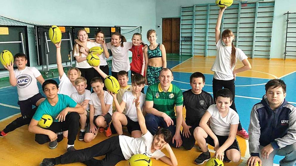 Школьников Невинномысска обучат игре в регби