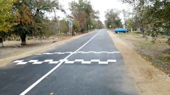 В Новоселицком районе Ставрополья отремонтировали участок сельской дороги