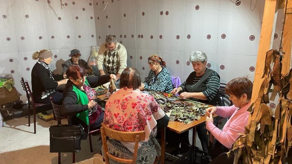 Производство маскировочных сетей наладили в Советском округе Ставрополья