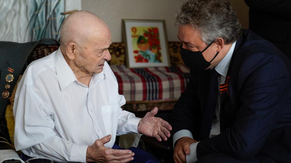 Губернатор Ставрополья поздравил с Днём Победы ветеранов Великой Отечественной